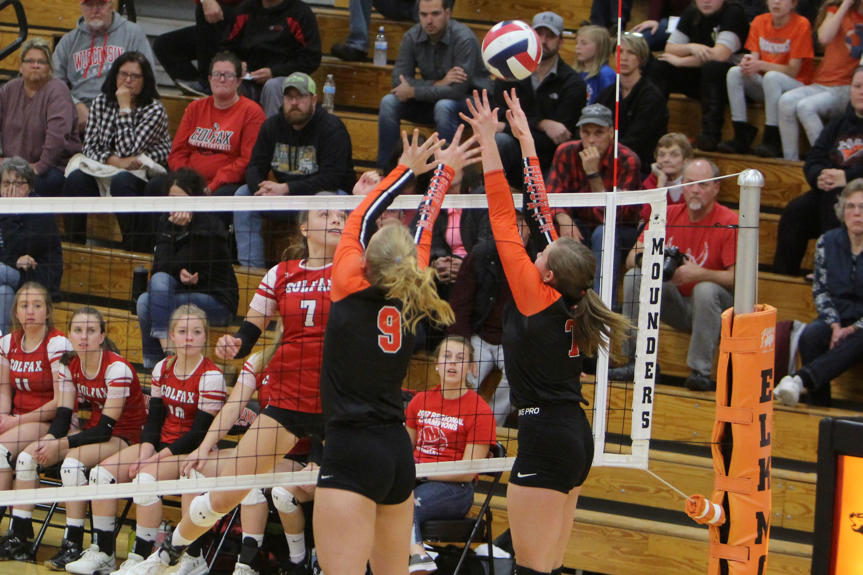 Colfax at Elk Mound volleyball 10-17-19
